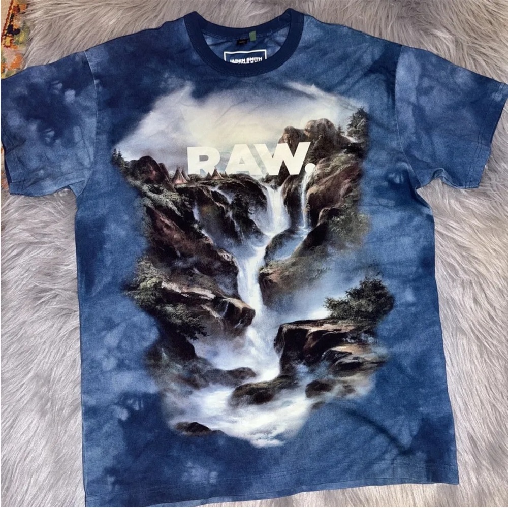 Jaden Smith X G Star Raw Cyrer Water Loose T Shirt Size Medium